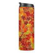 Bouteilles Isothermes Glittery Fall Maple Feuilles (Tourné sur la droite)