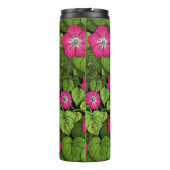 Bouteilles Isothermes Gloire du matin en rose et vert (Dos)