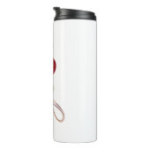 Bouteilles Isothermes Glow Cherry – Glam Thermal Tumbler (Tourné sur la droite)