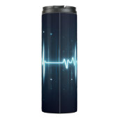 Bouteilles Isothermes Glowing EMT Heartbeat Symbol Design (Dos)