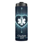 Bouteilles Isothermes Glowing Medical Heartbeat Pulse EMT Design (Devant)