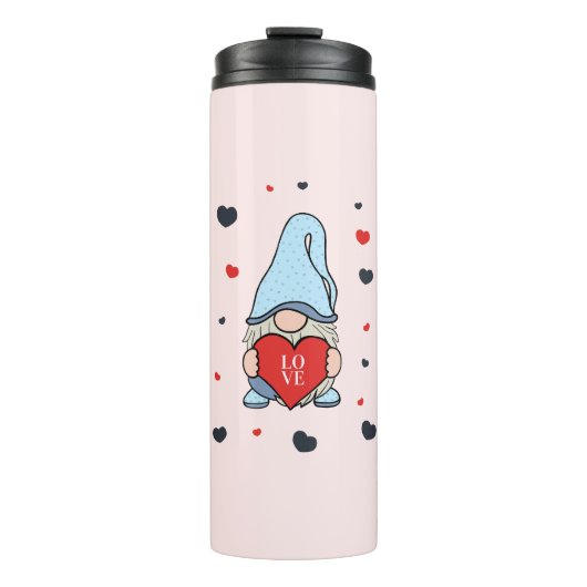 Bouteilles Isothermes Gnome avec coeur (Devant)