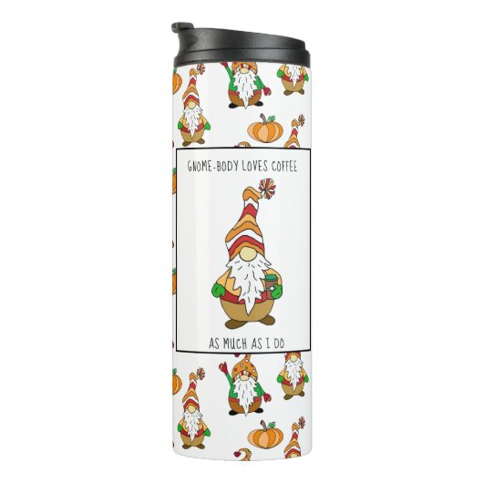 Bouteilles Isothermes Gnome-Body aime le café Comme moi (Tourné sur la droite)