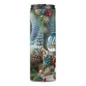 Bouteilles Isothermes Gnome de vacances avec baies Holly (Dos)