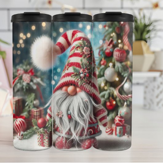 Bouteilles Isothermes Gnome de vacances avec cadeaux de Noël