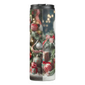 Bouteilles Isothermes Gnome de vacances avec cadeaux de Noël (Dos)