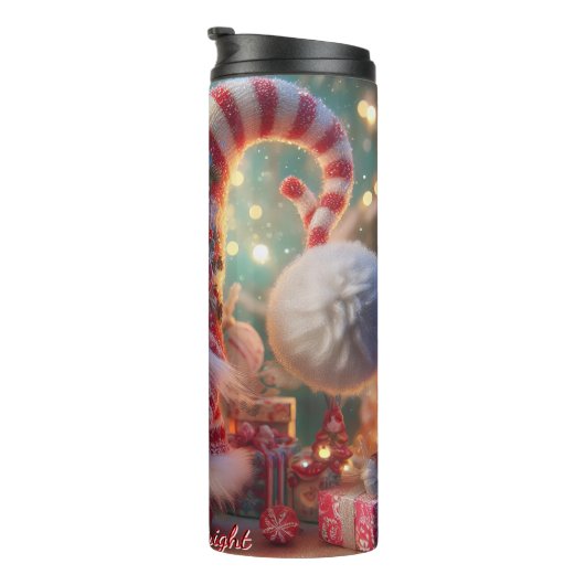 Bouteilles Isothermes Gnome de vacances avec présentateurs (Tourné sur la droite)