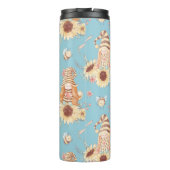 Bouteilles Isothermes Gnomes, abeilles et tournesols (Dos)