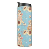 Bouteilles Isothermes Gnomes, abeilles et tournesols (Tourné sur la droite)