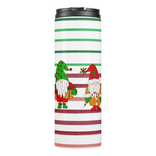 Bouteilles Isothermes Gnomes de Noël festifs mignons (Dos)