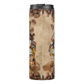 Bouteilles Isothermes Gnomes mignons Profitant Du Café Fèves De Café Rus (Dos)