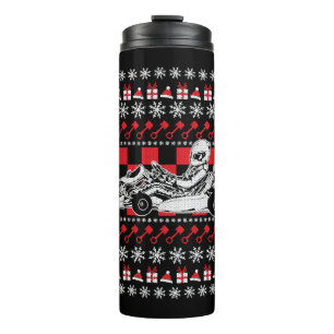 Bouteilles Isothermes Go Kart Racing Noël