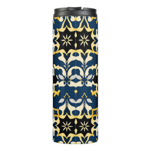 Bouteilles Isothermes Gobelet à motif étoile en damas royal