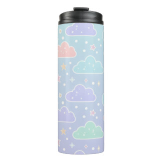 Bouteilles Isothermes Gobelet Isolé Nuage Pastel Esthétique