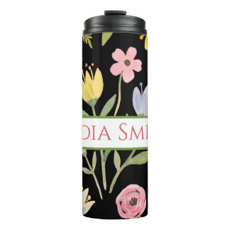 Bouteilles Isothermes Gobelet personnalisé avec motif floral pour boisso