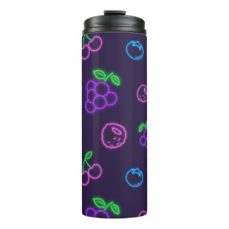 Bouteilles Isothermes Gobelet Thermique à Motif Néon de Baies