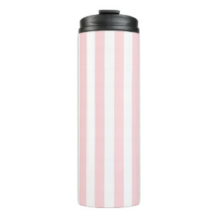 Bouteilles Isothermes Gobelet Thermique Bébé Rose et Blanc Rayé