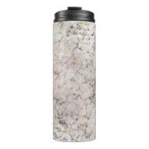 Gobelet thermique en marbre gris blanc or fumée