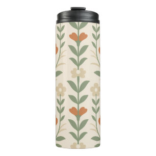 Bouteilles Isothermes Gobelet Thermique Floral Scandinave