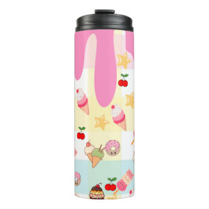 Bouteilles Isothermes Gobelet thermique Kawaii Ice Cream & Drip 