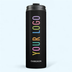 Bouteilles Isothermes Gobelet Thermique Noir Personnalisé avec Logo d'En