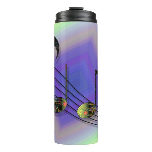Bouteilles Isothermes Gobelet Thermique Notes Dubstep (Devant)