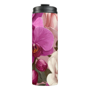 Bouteilles Isothermes gobelet thermique orchidées violettes
