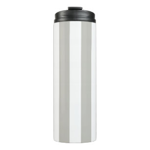 Bouteilles Isothermes Gobelet Thermique Rayé Gris et Blanc