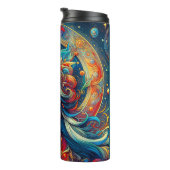 Bouteilles Isothermes Goddess Head flow turquoise Cheveux Avril - (Tourné sur la droite)