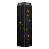 Bouteilles Isothermes Gold Flakes Noir (Dos)