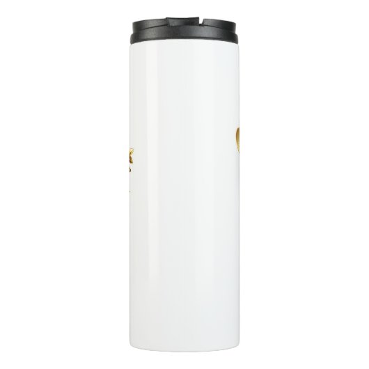 Bouteilles Isothermes Gold flower Butterfly with Black Orchid (Dos)