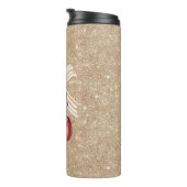 Bouteilles Isothermes Gold Glitter Red Cherries (Tourné sur la droite)