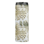 Bouteilles Isothermes Gold Green Tropical Feuille Sage (Dos)