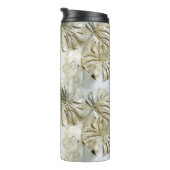 Bouteilles Isothermes Gold Green Tropical Feuille Sage (Tourné sur la droite)