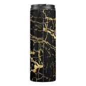 Bouteilles Isothermes Gold Marbling Texture : Elément Design Luxe (Dos)