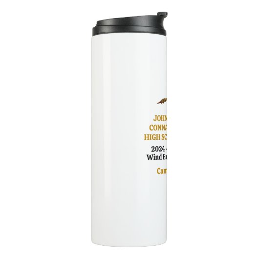 Bouteilles Isothermes Gold Saxophone Player Groupe personnalisé (Tourné sur la gauche)