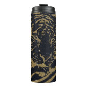 Bouteilles Isothermes Gold Tiger noir Design (Devant)