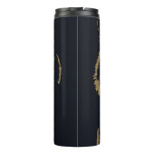 Bouteilles Isothermes Gold Tiger noir Design (Dos)