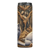 Bouteilles Isothermes Golden Forest Spirit, Woman et Wolf. (Dos)