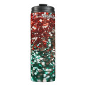 Bouteilles Isothermes Golden Glitter Sparkling Christmas  (Devant)