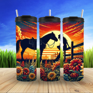 Bouteilles Isothermes Golden Hour Cowgirl