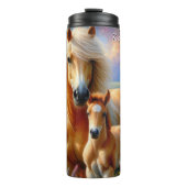 Bouteilles Isothermes Golden Mare Foal Floral Meadow (Devant)