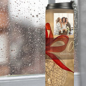 Bouteilles Isothermes Golden Red 5 Modèle photo Noël élégant