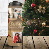 Bouteilles Isothermes Golden Red 5 Modèle photo Noël élégant