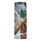 Bouteilles Isothermes Golden Retriever Chien Festif de Noël (Dos)