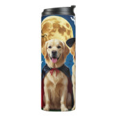 Bouteilles Isothermes Golden Retriever Chiens Citrouille Halloween Funny (Tourné sur la gauche)
