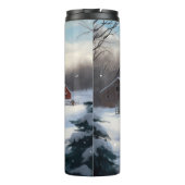 Bouteilles Isothermes Golden Retriever Dog in Snow Christmas (Dos)