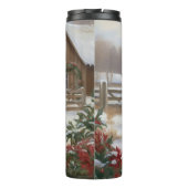 Bouteilles Isothermes Golden Retriever Dog in Snow Christmas (Dos)