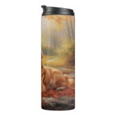 Bouteilles Isothermes Golden Retriever en automne Leaves automne Inspire (Tourné sur la droite)