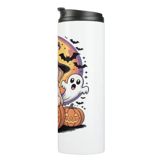 Bouteilles Isothermes Golden Retriever Halloween Witch Chien classique T (Tourné sur la droite)